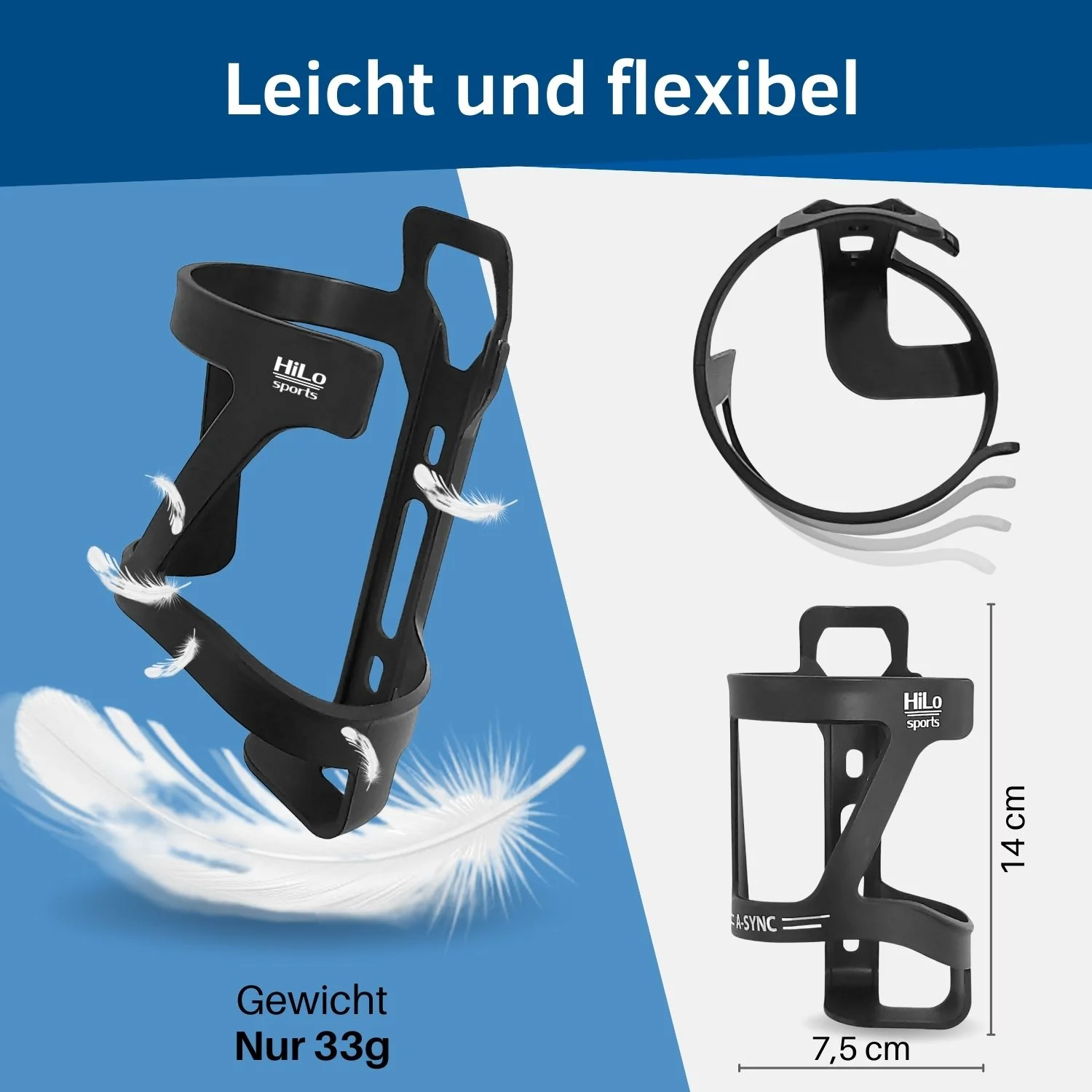 Fahrrad Flaschenhalter, seitliche Entnahme - Image 5