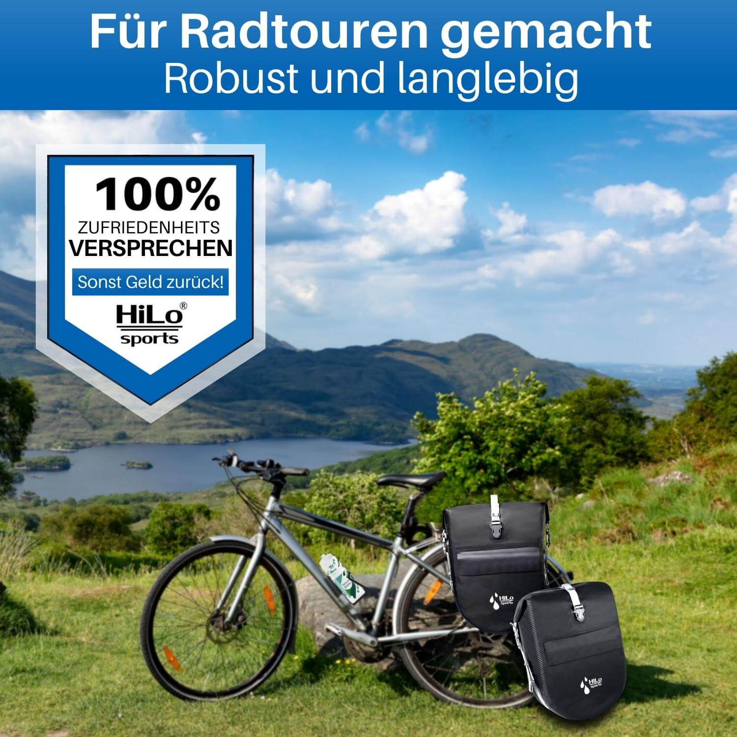 Fahrrad Hinterradtasche wasserdicht 25L - Image 6
