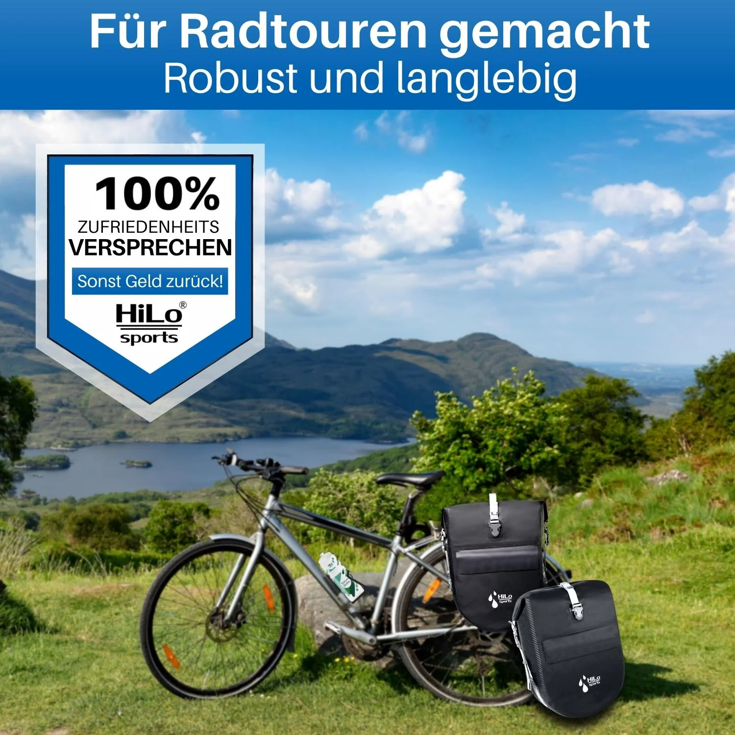 2 Stk Fahrrad Hinterradtasche wasserdicht 25L - Image 4