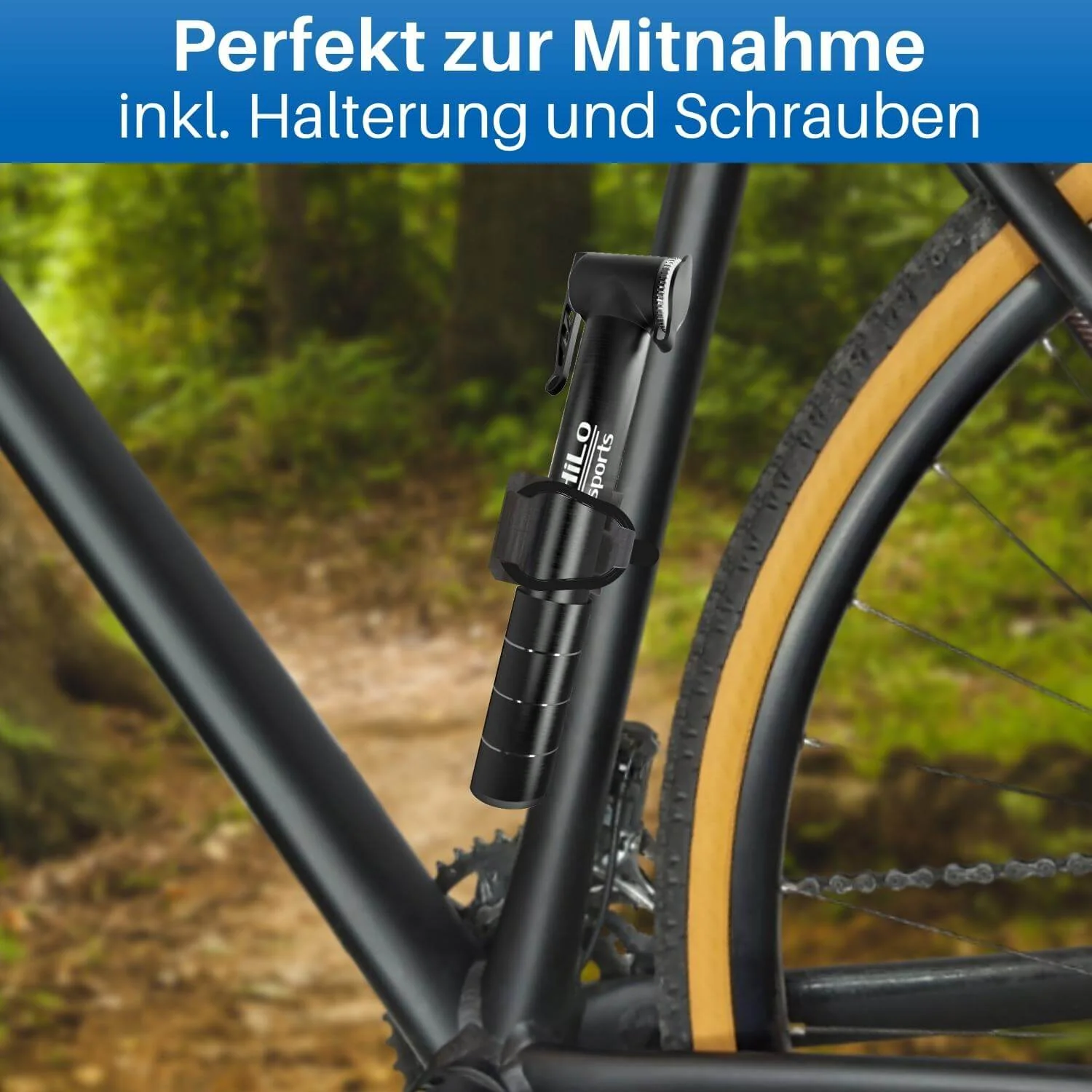 Fahrrad Minipumpe, Tour Air - Image 5