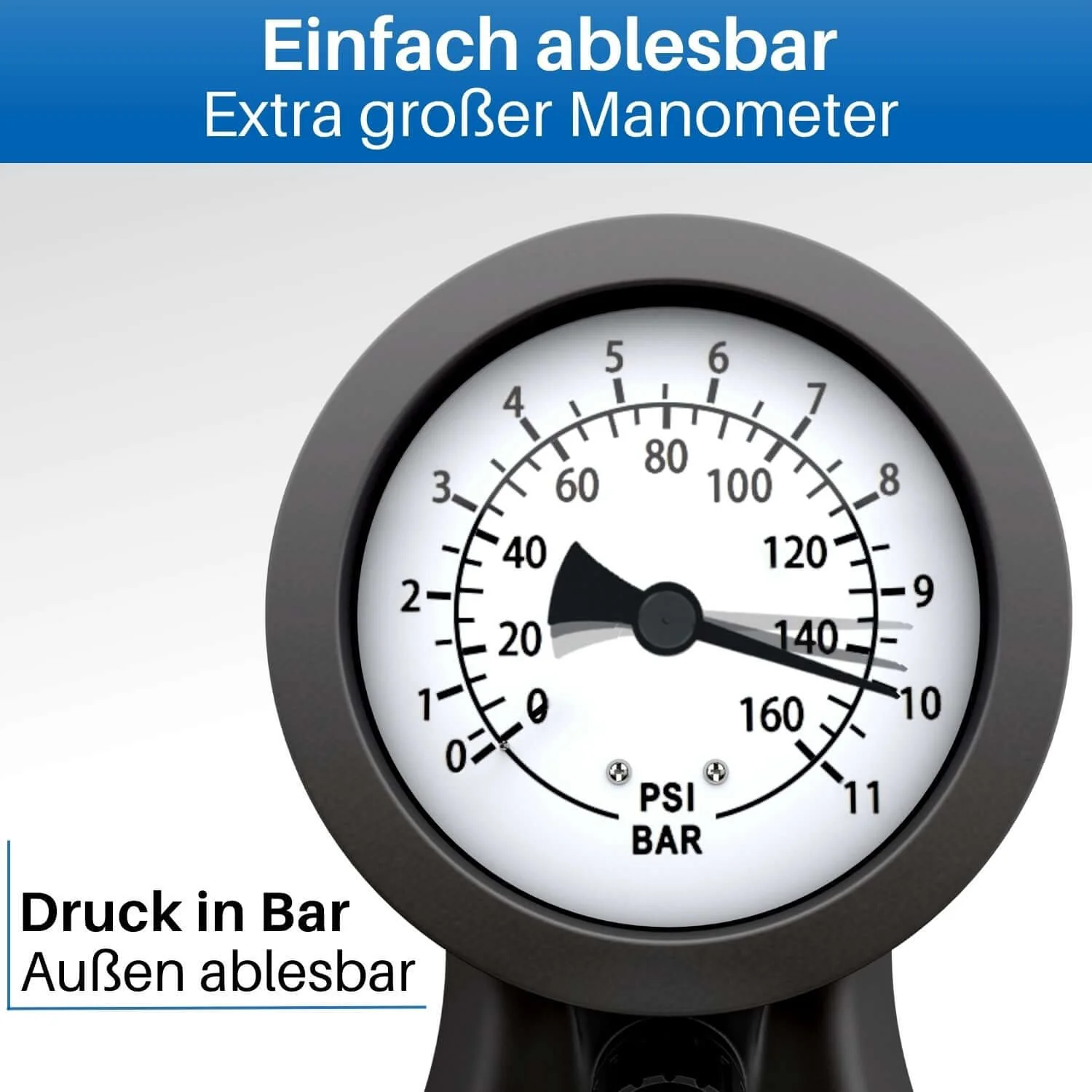 Fahrrad Standpumpe, Easy - Image 4