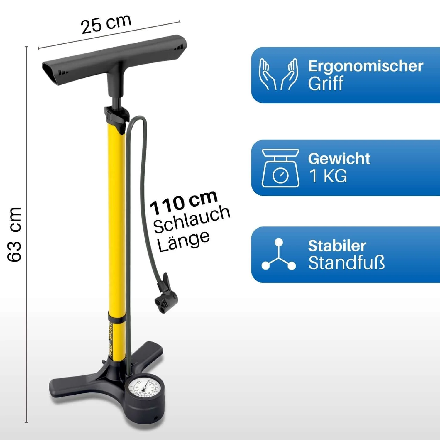 Fahrrad Standpumpe, Easy - Image 6