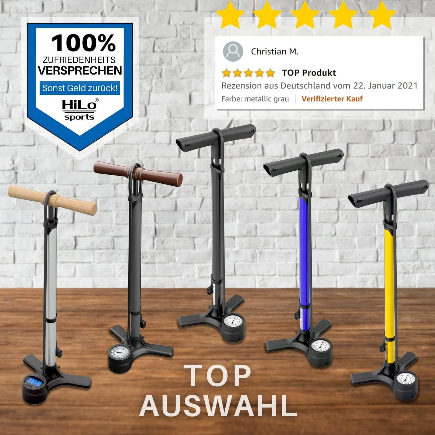 Fahrrad Standpumpe, Speedy - Image 7