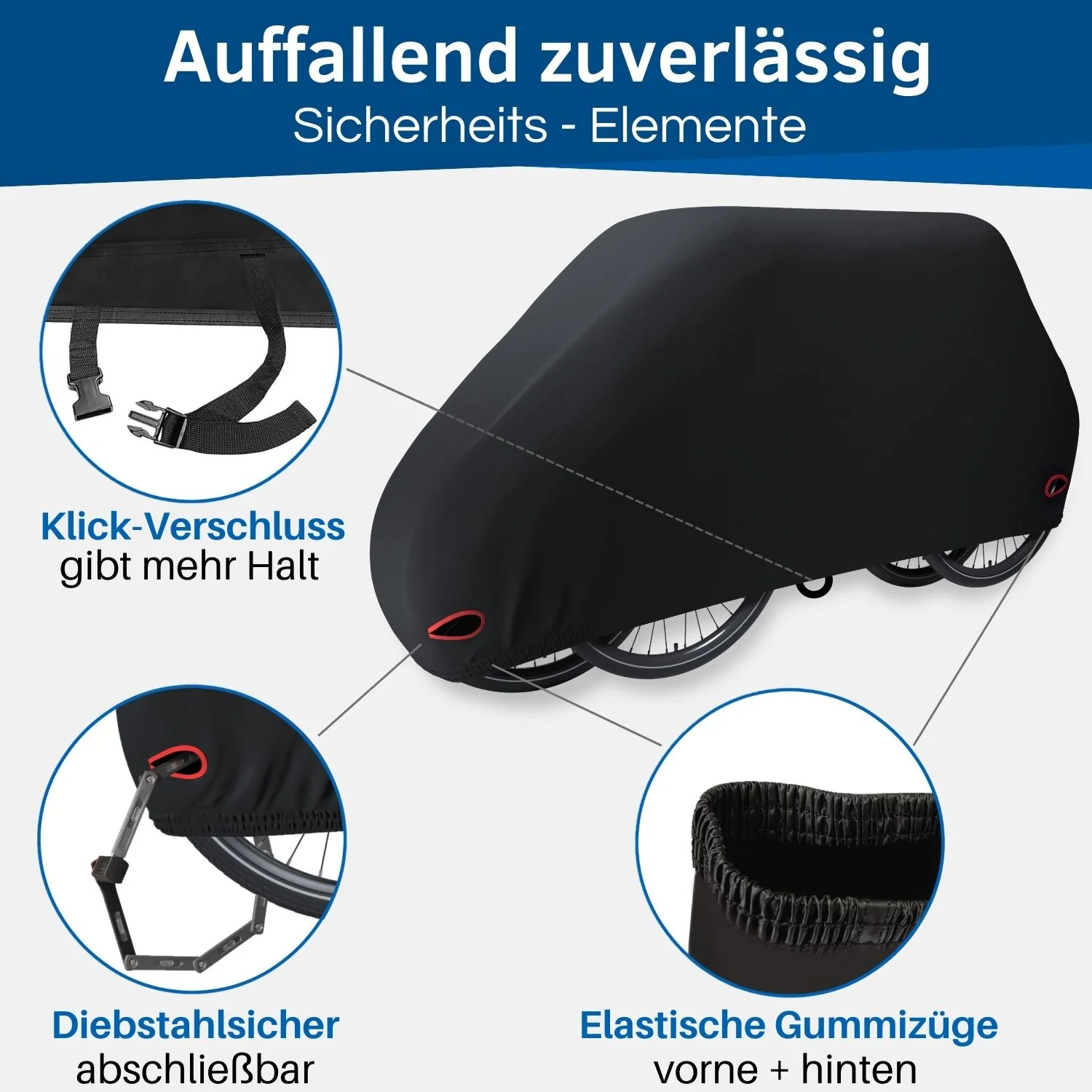 Fahrradabdeckung, für 2 Fahrräder - Image 5