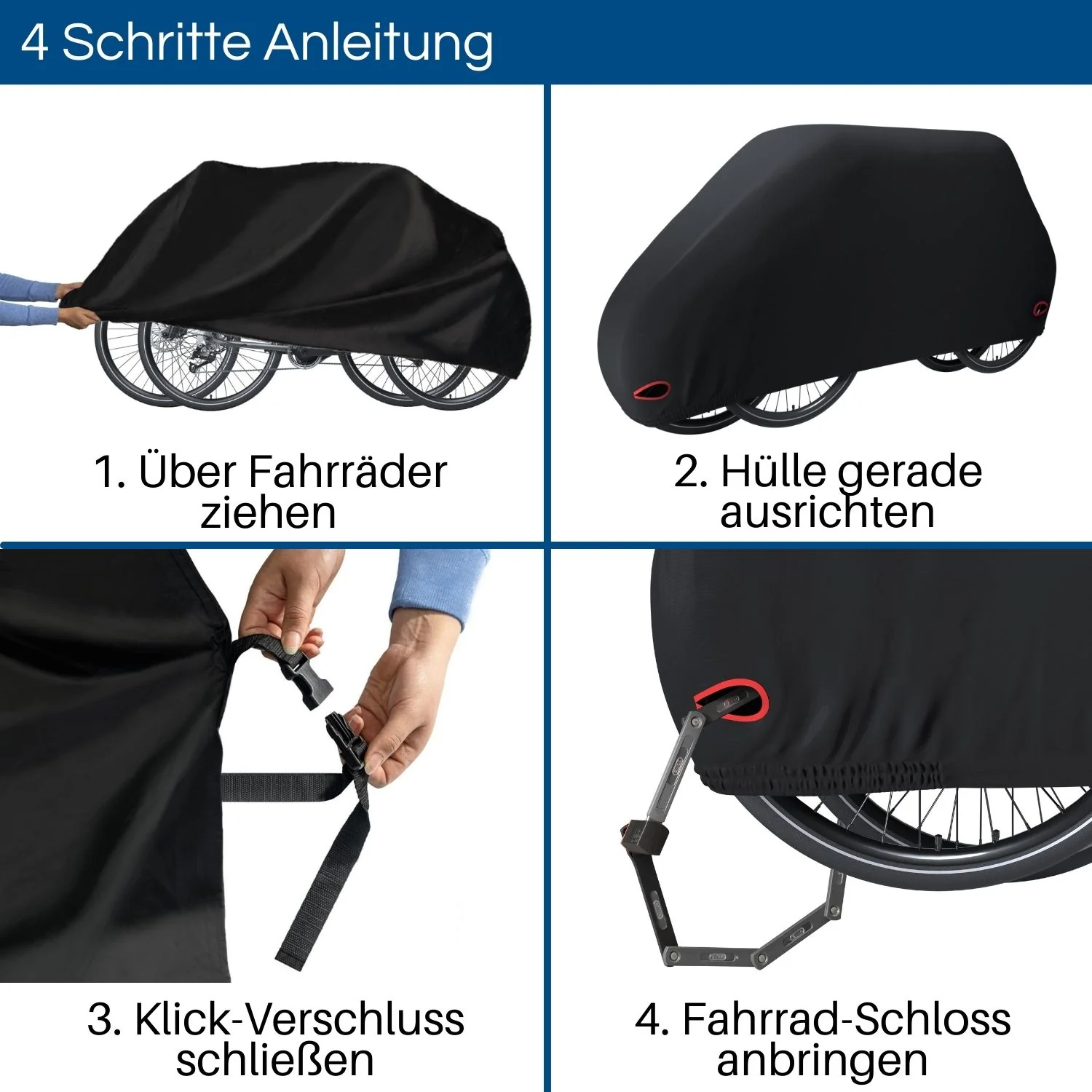 Fahrradabdeckung, für 2 Fahrräder - Image 7