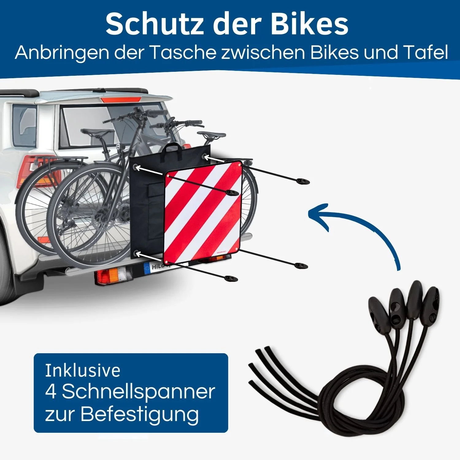 Fahrradträger Warntafel Italien & Spanien - Image 4