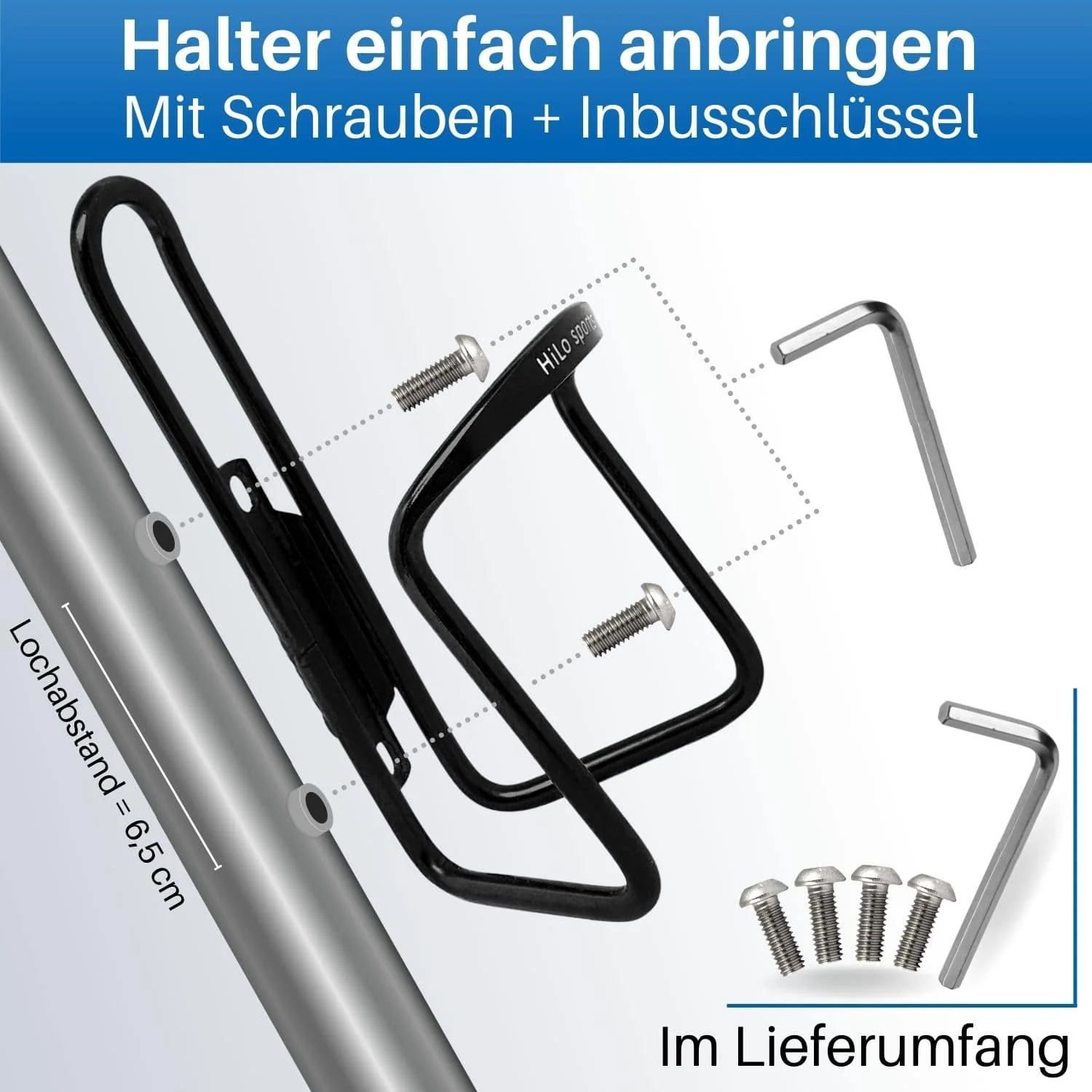 Fahrrad Trinkflaschen mit Halterung - Style Set - Image 6