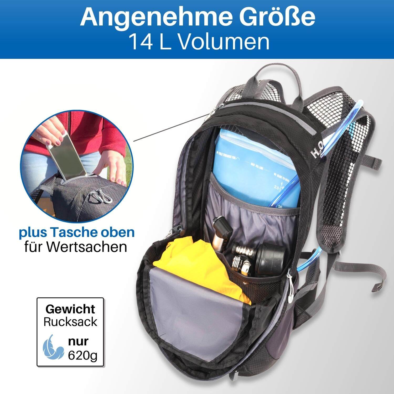 Radrucksack "Allrounder 14" - V2.0 - Image 5