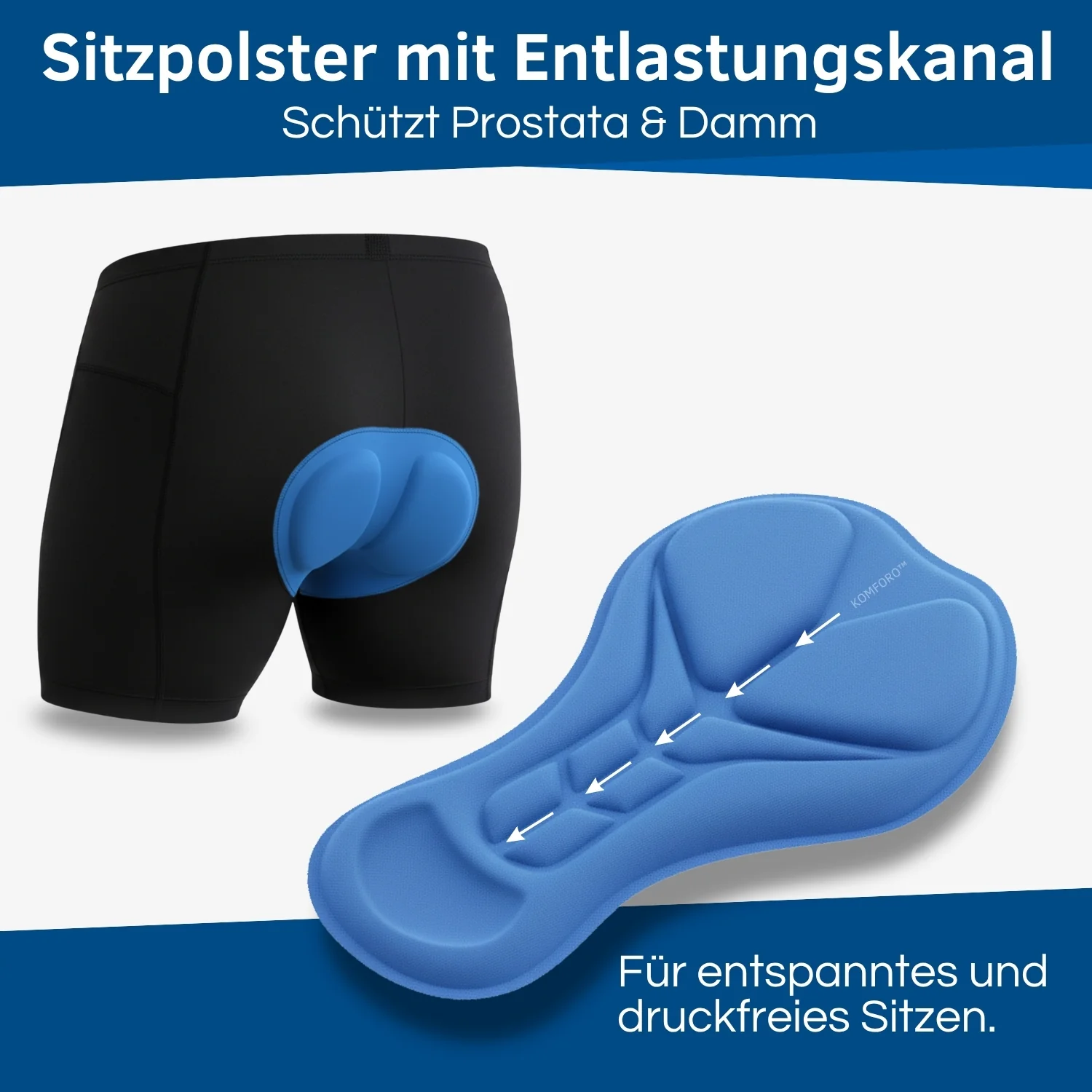 Radunterhose Herren gepolstert (2+1 Gratis) - Image 2