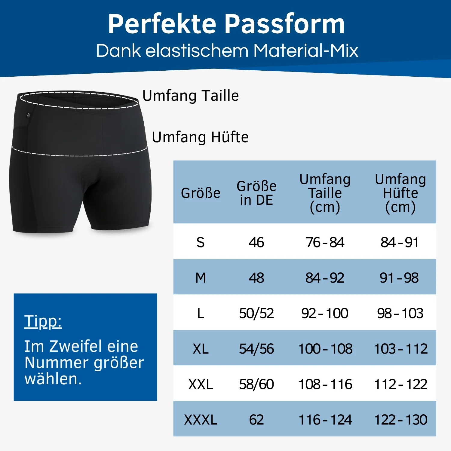 Radunterhose Herren gepolstert (2+1 Gratis) - Image 4