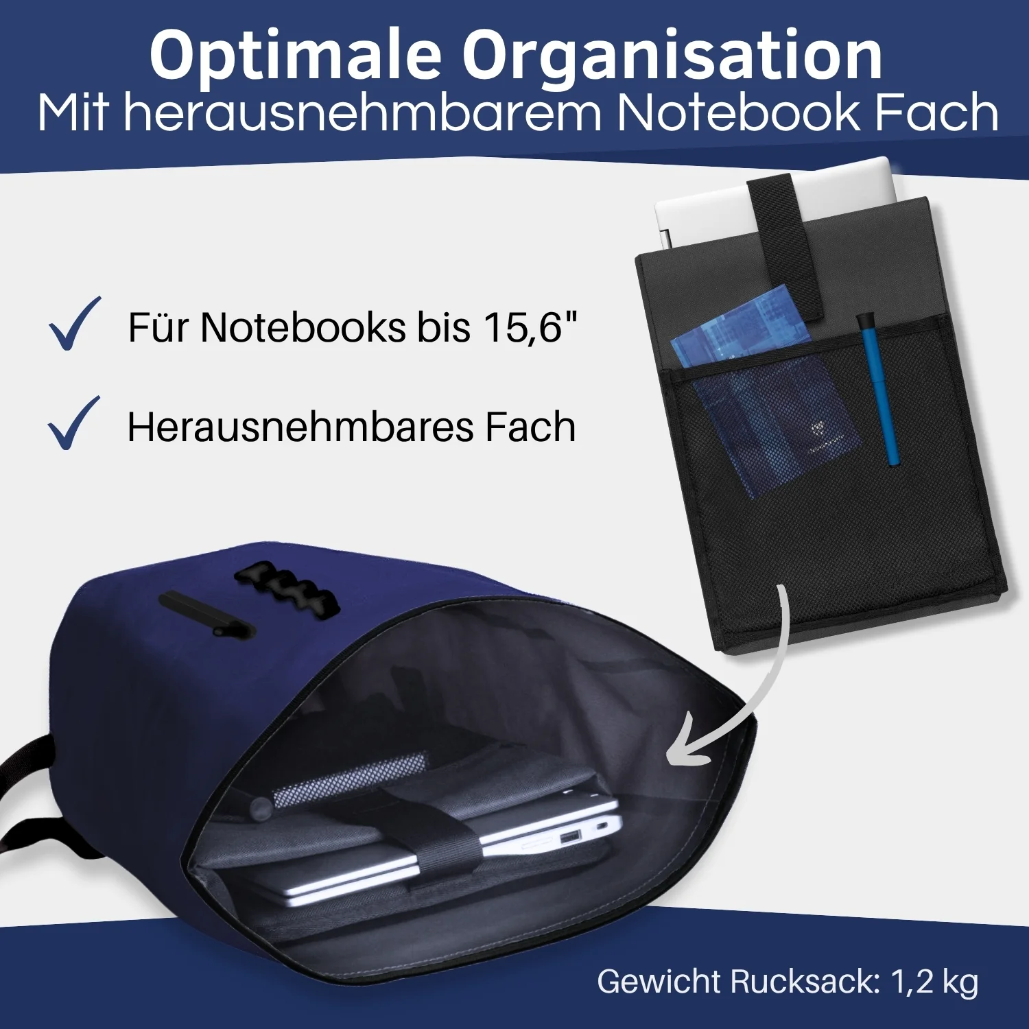 Wasserdichter Rolltop Rucksack "Urban 25" - V2.0 - Image 10