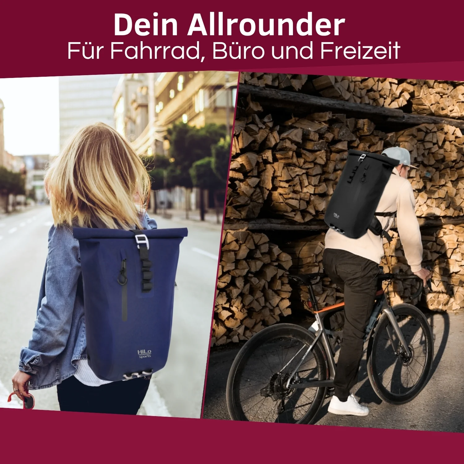 Wasserdichter Rolltop Rucksack "Urban 25" - V2.0 - Image 15
