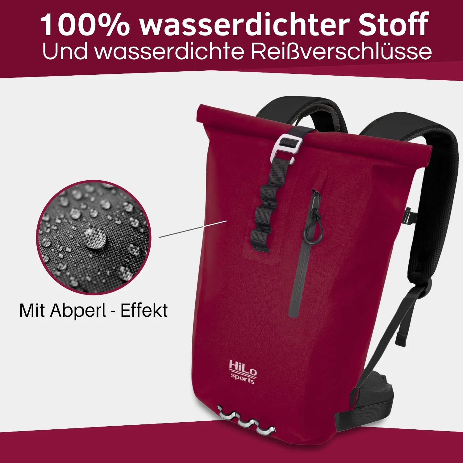 Wasserdichter Rolltop Rucksack "Urban 25" - V2.0 - Image 18