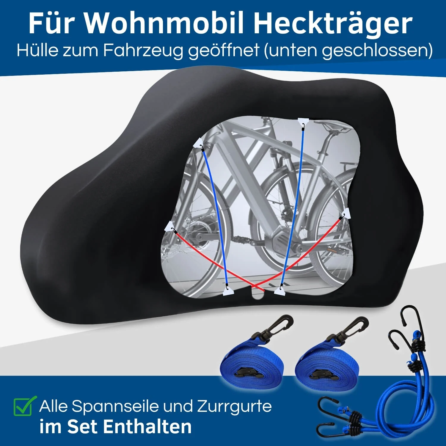 Wohnmobil Fahrradschutzhülle für 2-3 E-Bikes - Image 2