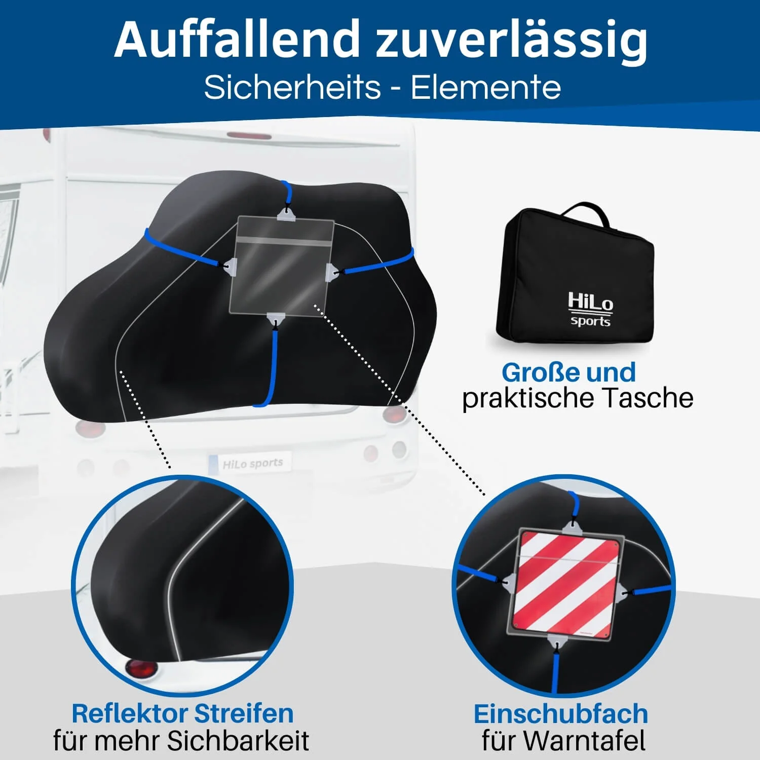 Wohnmobil Fahrradschutzhülle für 2-3 E-Bikes - Image 6